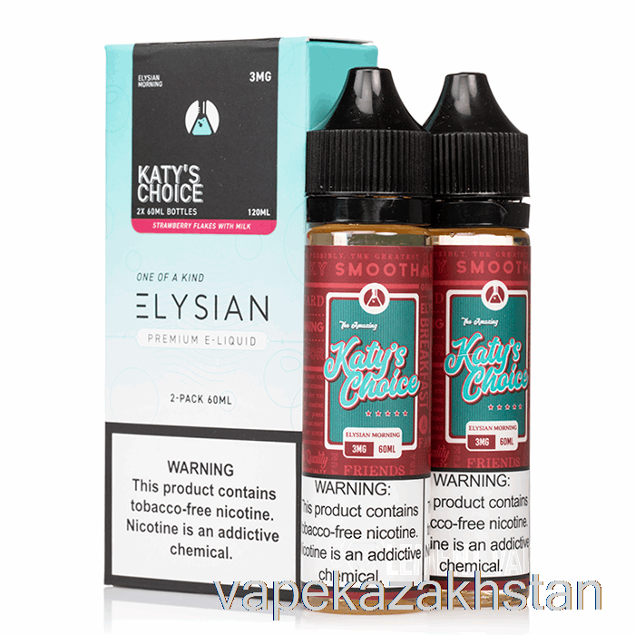 Vape Disposable Katy's Choice - Elysian Labs E-Liquid - 120mL 0mg